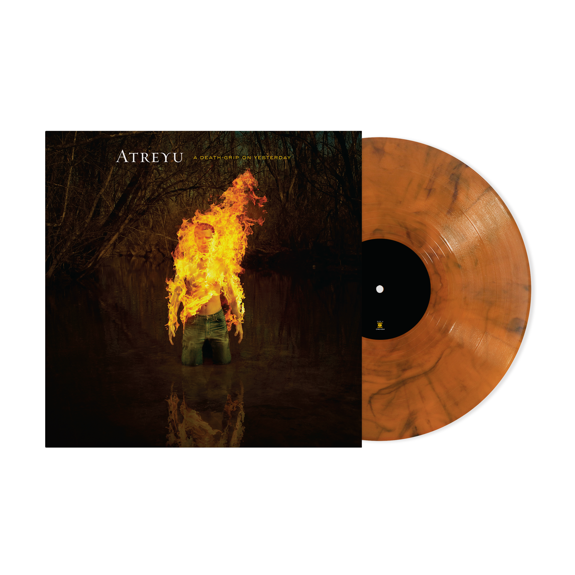 Atreyu A Death-Grip On Yesterday twentieth-anniversary Fire Smoke vinyl