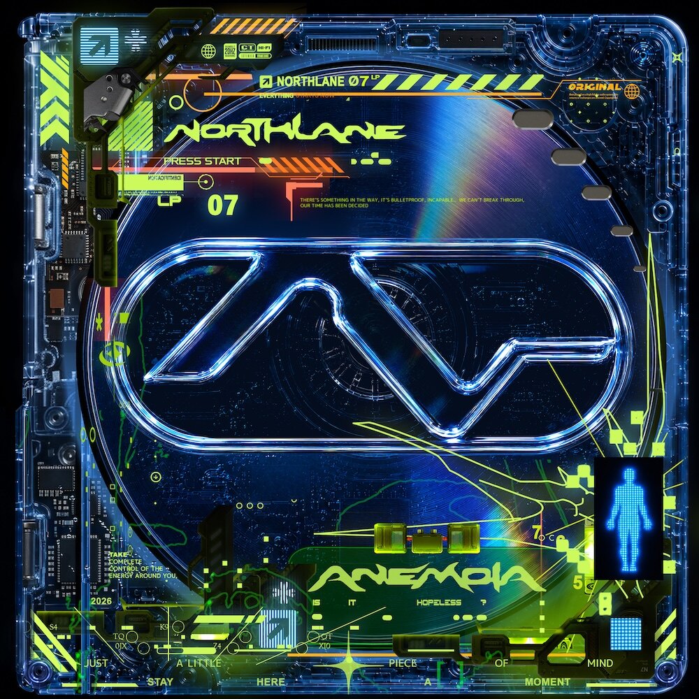Official artwork for Northlane album Anemoia