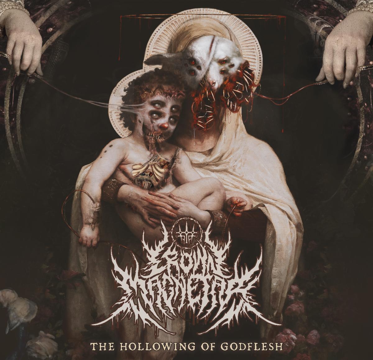 Official artwork for Crown Magnetar album The Hollowing Of Godflesh